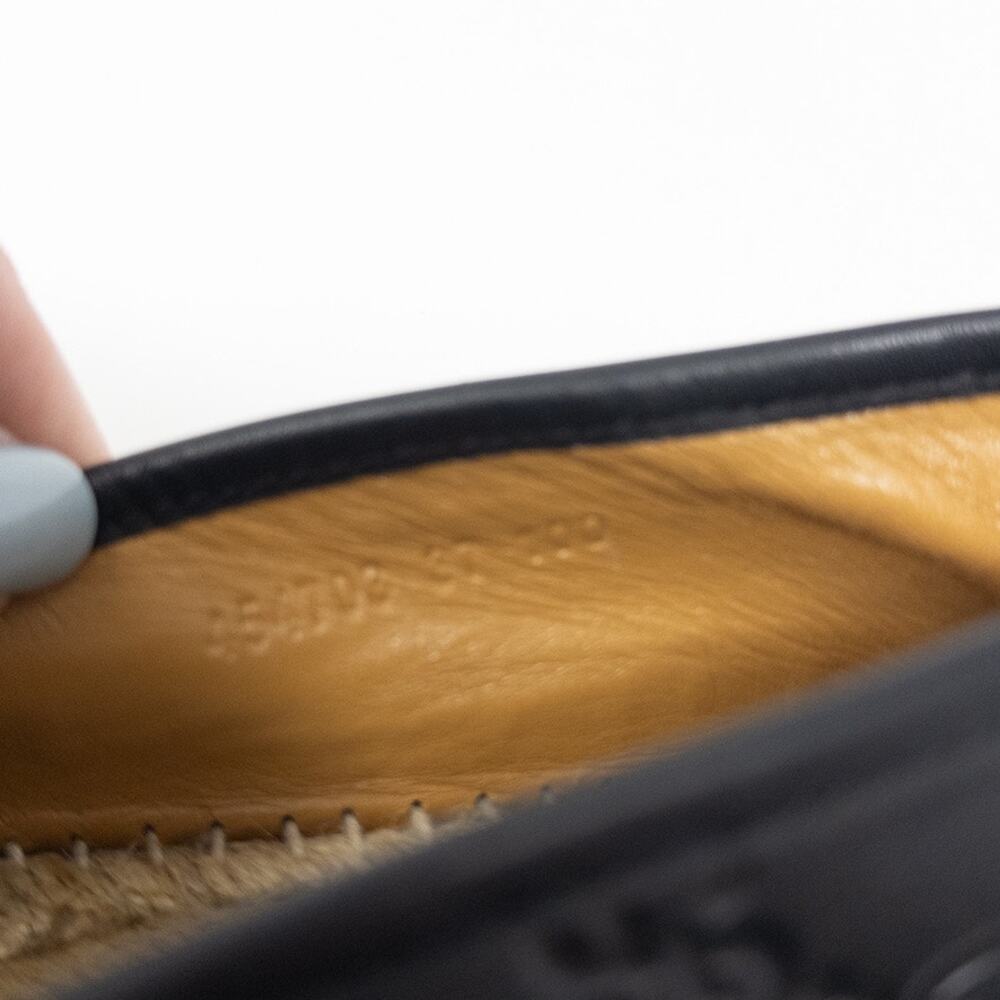 Gucci Espadrilles Black Leather Women’s Size 37 EU 7 US - Picture 2 of 7